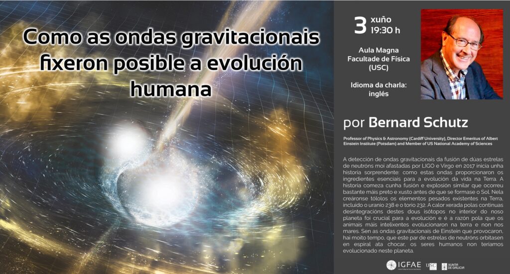 Charla pública: “Como as ondas gravitacionais fixeron posible a evolución humana”