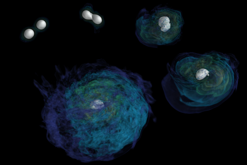 LIGO e Virgo detectan novas colisións de estrelas de neutróns