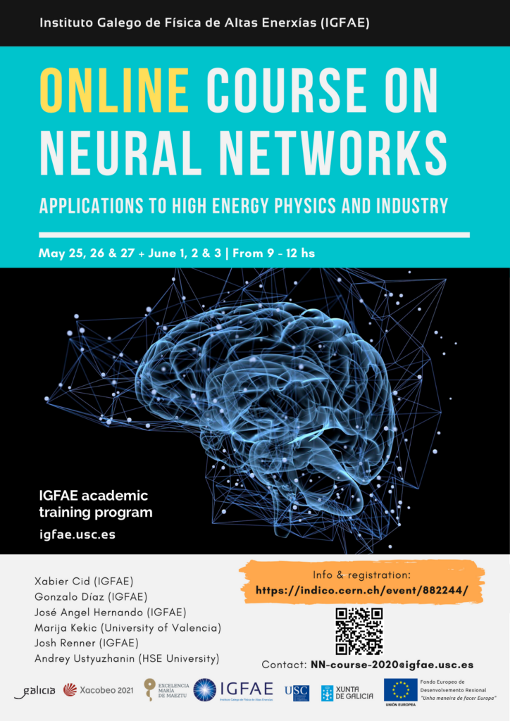 Arranca el curso virtual 'Redes Neuronales: aplicaciones a la física de altas energías y a la industria'