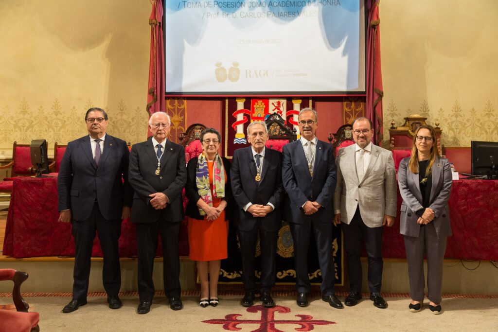Carlos Pajares ingresa como académico de honra na Real Academia Galega de Ciencias