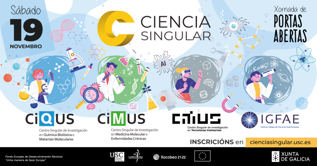 Ciencia de portas abertas en Santiago - VI edición de Ciencia Singular