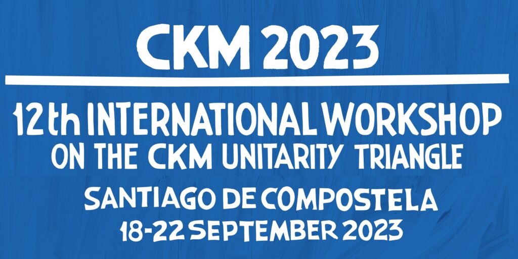 The IGFAE organises the 12th international CKM Unitarity Triangle workshop in Santiago de Compostela