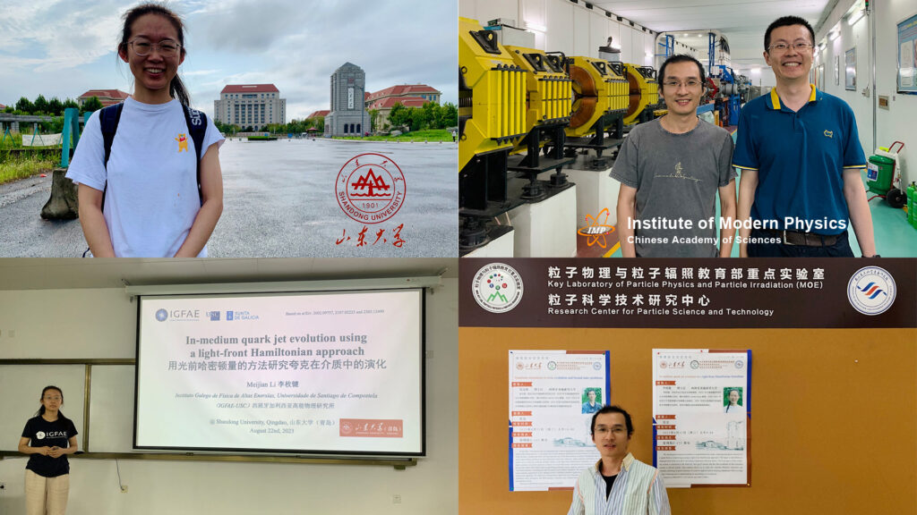 Persoal do IGFAE visita centros de investigación en Física na China
